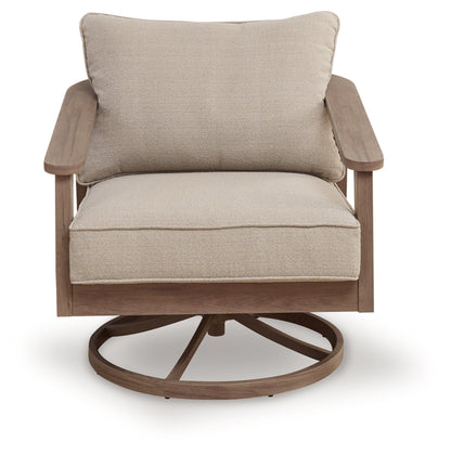 Francis Beach Swivel Lounge w/ Cushion