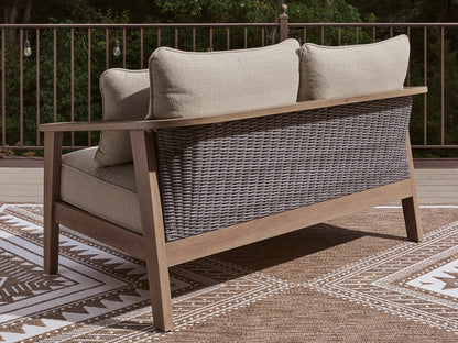 Francis Beach Loveseat w/Cushion