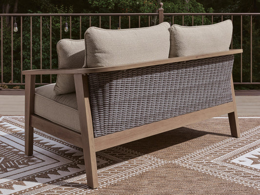 Francis Beach Loveseat w/Cushion