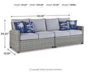 Naples Beach RAF/LAF Loveseat w/CUSH (2/CN)