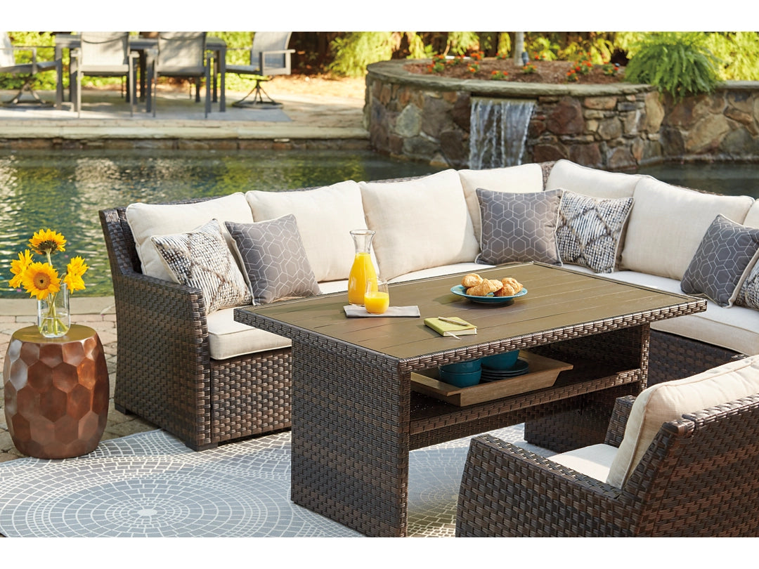 Sofá seccional/silla Easy Isle de 3 piezas con cojín