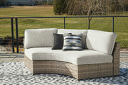 Calworth Outdoor Curved Loveseat