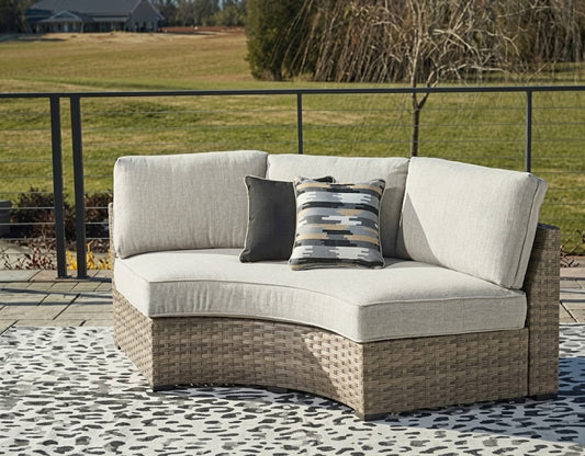 Calworth Outdoor Curved Loveseat
