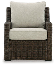 Brook Ranch Outdoor Sofa Sectional, Bench, Lounge Chair and Table