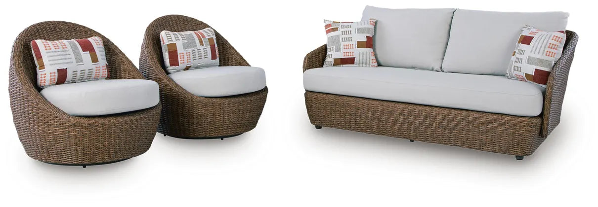 Cardiff Beach 4PC Outdoor Living Room Set