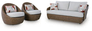 Cardiff Beach 4PC Outdoor Living Room Set