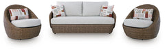 Cardiff Beach 4PC Outdoor Living Room Set