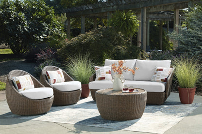 Cardiff Beach 4PC Outdoor Living Room Set