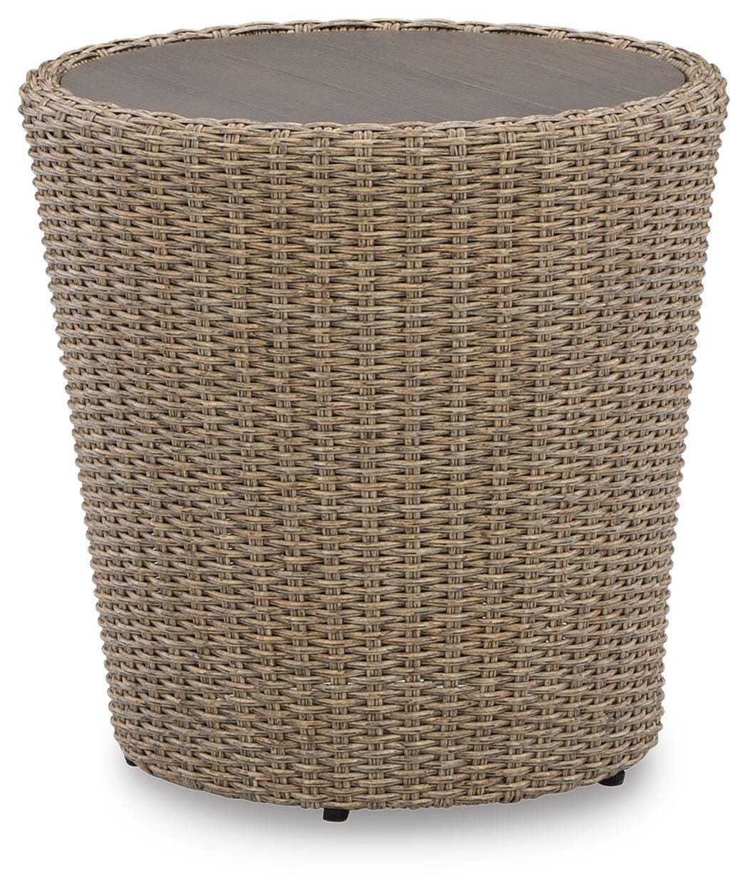 Danson 2 Swivel Lounge Chairs and End Table