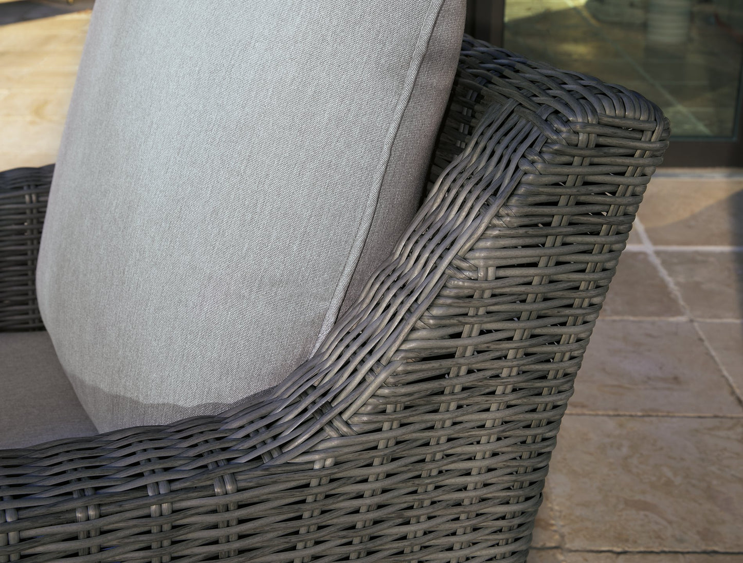 Salón giratorio para exteriores Elite Park con cojín