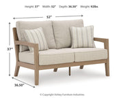 Hallow Creek Loveseat w/Cushion