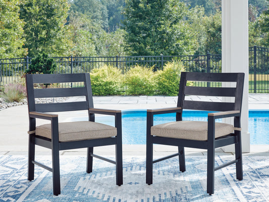 Mabry Shores Arm Chair With Cushion (Set of 2)