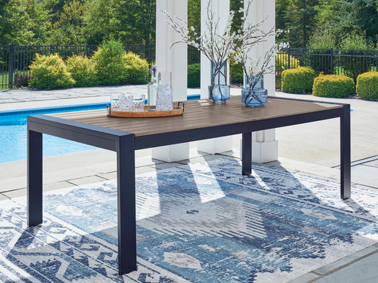 Mabry Shores RECT Dining Table w/UMB OPT