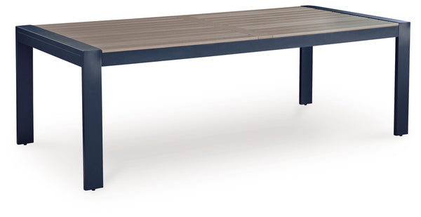 Mabry Shores RECT Dining Table w/UMB OPT