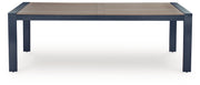 Mabry Shores RECT Dining Table w/UMB OPT