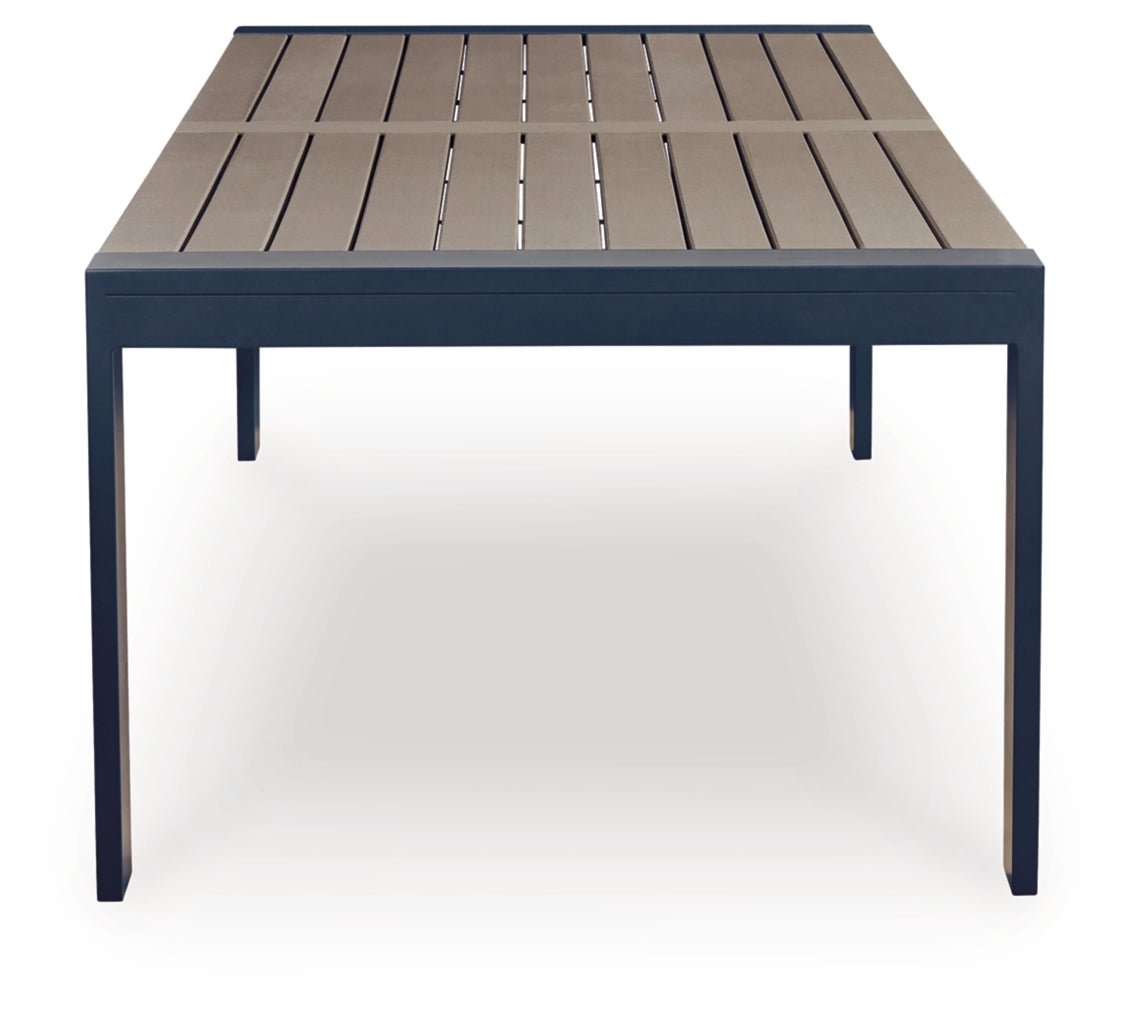 Mabry Shores RECT Dining Table w/UMB OPT