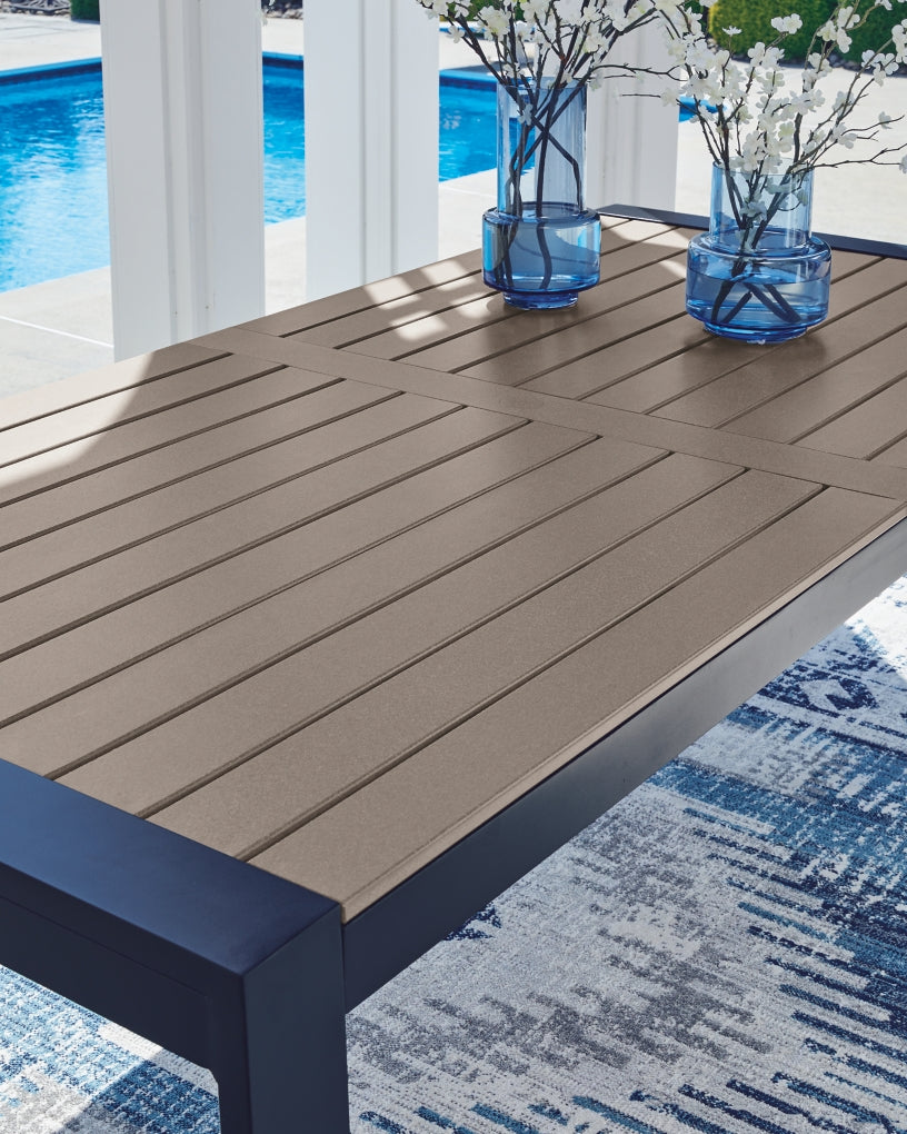 Mabry Shores RECT Dining Table w/UMB OPT