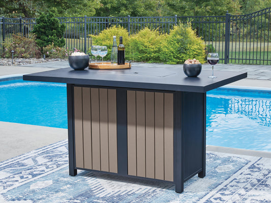 Mabry Shores RECT Bar Table w/Fire Pit