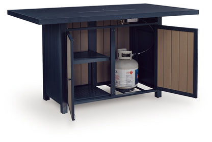 Mabry Shores RECT Bar Table w/Fire Pit