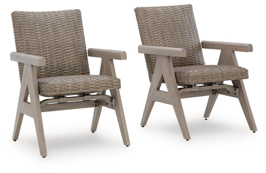 Carisbo Rocking Arm Chair (Set of 2)