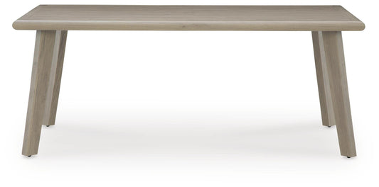 Carisbo RECT Dining Table w/UMB OPT