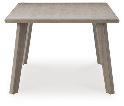 Carisbo RECT Dining Table w/UMB OPT