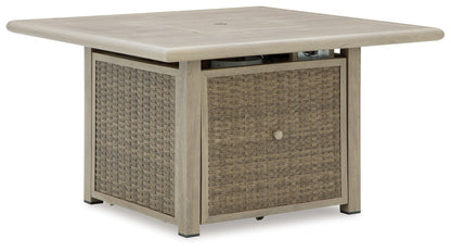 Carisbo Square Fire Pit Table