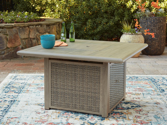 Carisbo Square Fire Pit Table