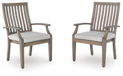 Rainier Ranch Arm Chair With Cushion (Set of 2)