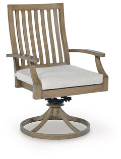Rainier Ranch Swivel Chair w/Cushion (Set of 2)