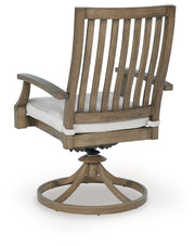 Rainier Ranch Swivel Chair w/Cushion (Set of 2)