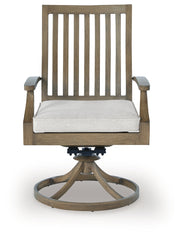 Rainier Ranch Swivel Chair w/Cushion (Set of 2)