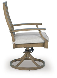Rainier Ranch Swivel Chair w/Cushion (Set of 2)