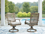 Rainier Ranch Swivel Chair w/Cushion (Set of 2)