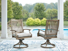 Rainier Ranch Swivel Chair w/Cushion (Set of 2)