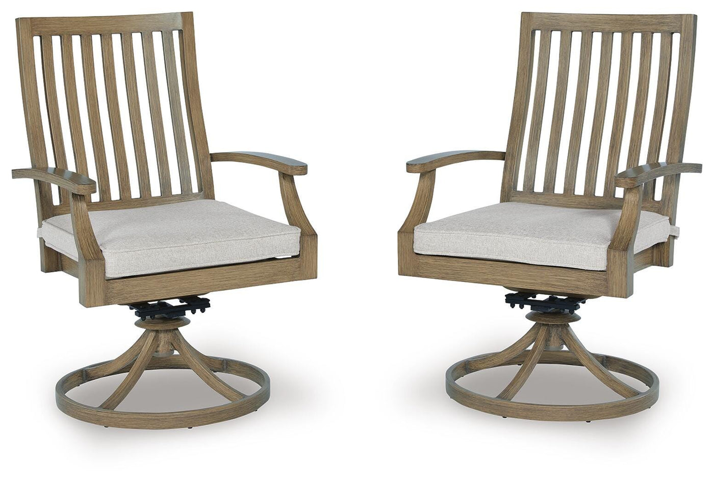 Rainier Ranch Swivel Chair w/Cushion (Set of 2)