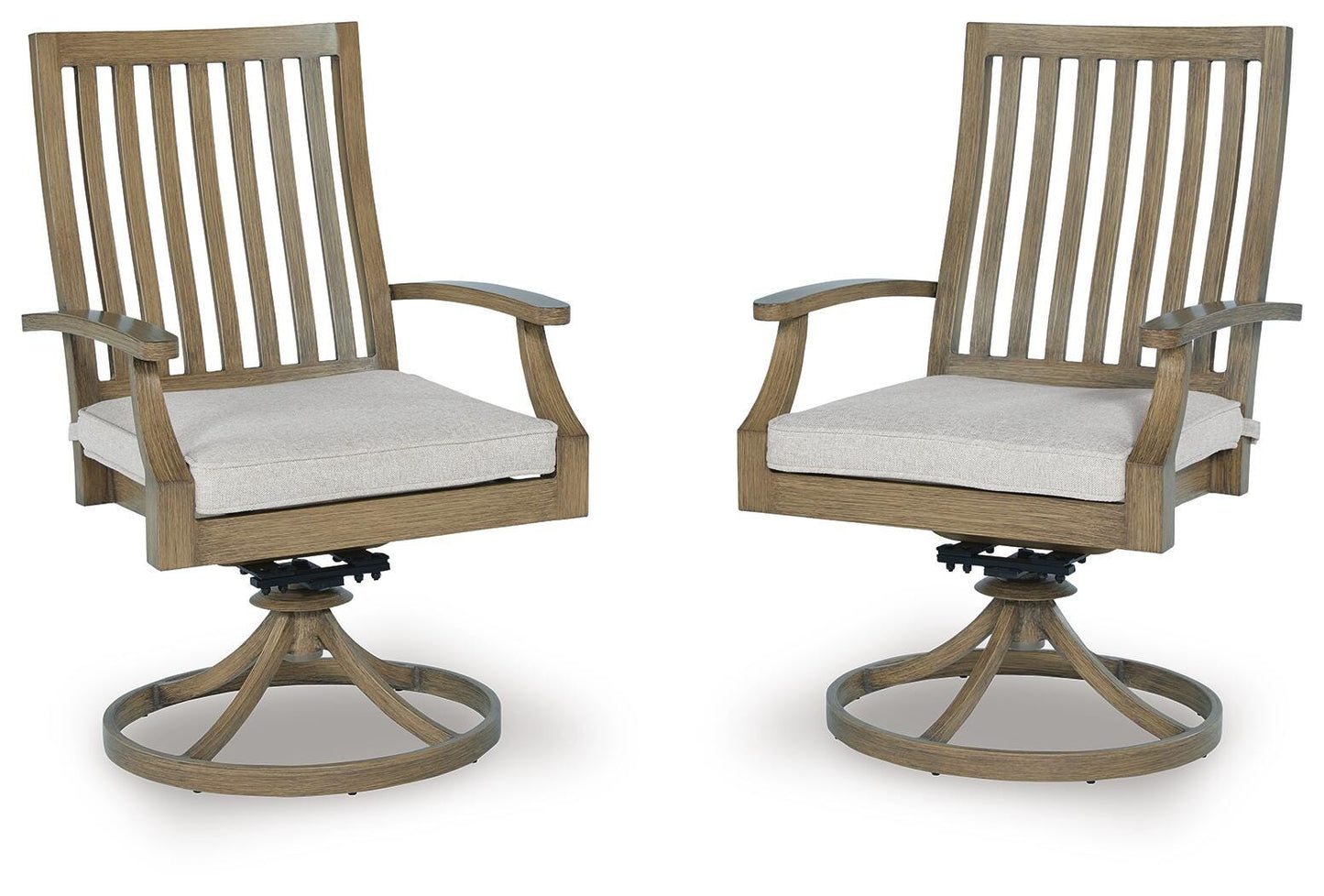 Rainier Ranch Swivel Chair w/Cushion (Set of 2)