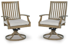 Rainier Ranch Swivel Chair w/Cushion (Set of 2)