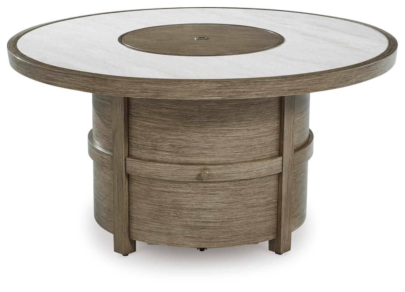 Rainier Ranch Round Fire Pit Table