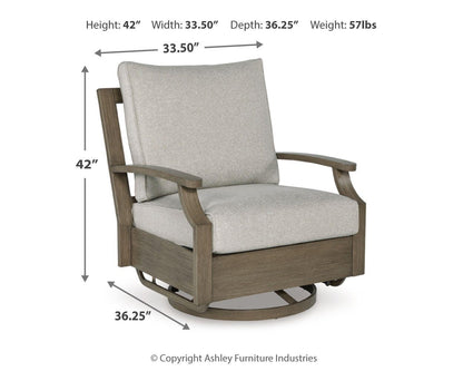 Rainier Ranch Swivel Glider Chair w/Cushion