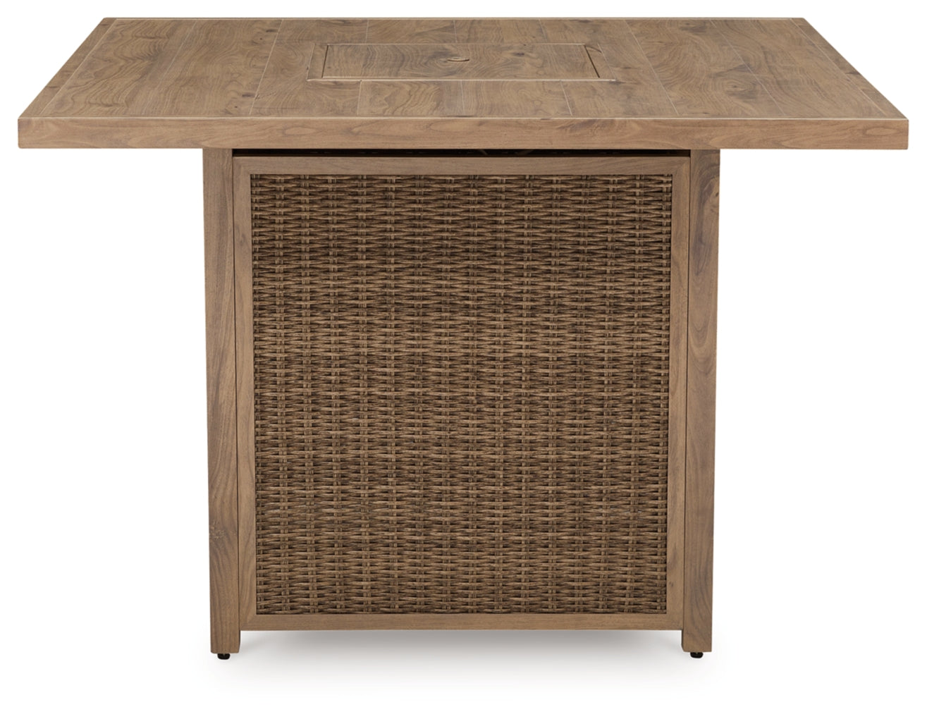 Walton Bridge Square Bar Table w/Fire Pit