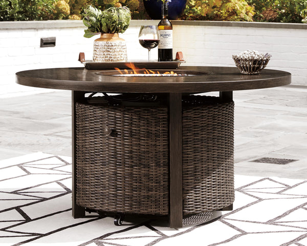 Paradise Trail Round Fire Pit Table