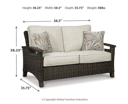 Paradise Trail Loveseat w/Cushion