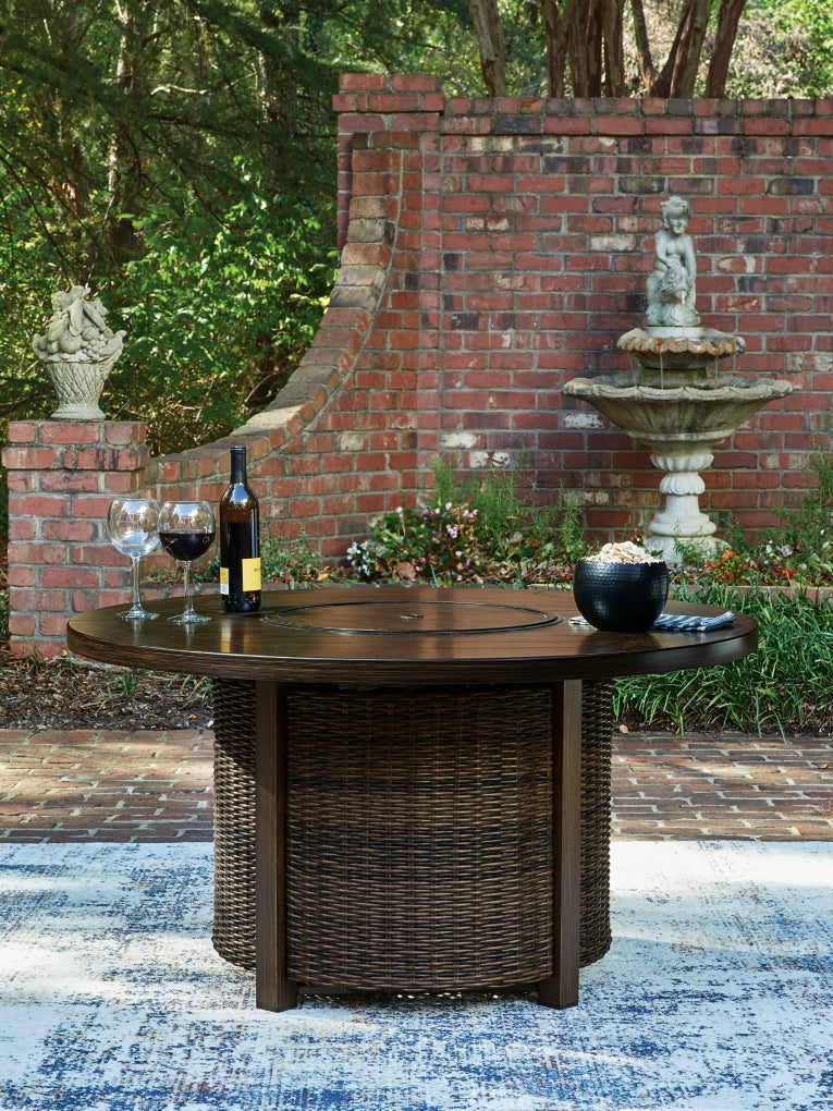 Drakes Beach Round Fire Pit Table
