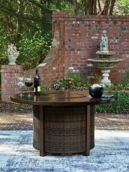Drakes Beach Round Fire Pit Table