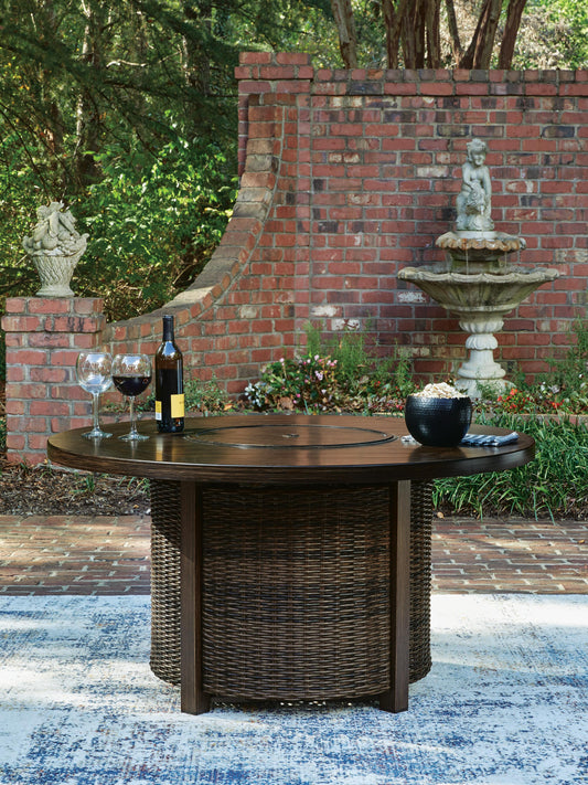 Drakes Beach Round Fire Pit Table