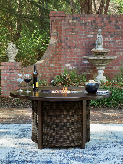 Drakes Beach Round Fire Pit Table
