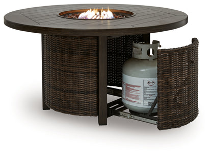 Drakes Beach Round Fire Pit Table