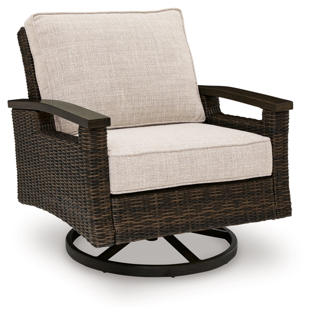 Drakes Beach Swivel Lounge Chair (2/CN)