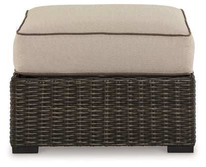 Coastline Bay Ottoman with Cushion